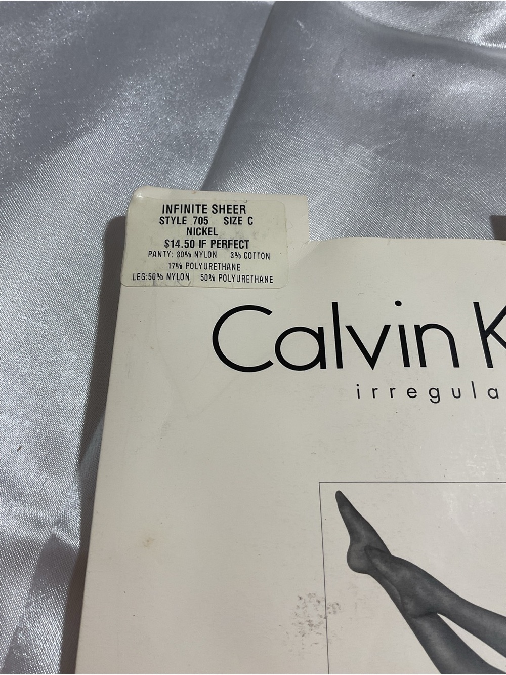 Calvin Klein Infinite Sheer Pantyhose - Nickel